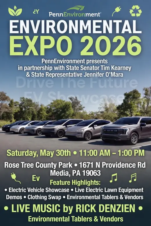 Event poster: PennEnvironment 2026 Environmental Expo, Media, PA